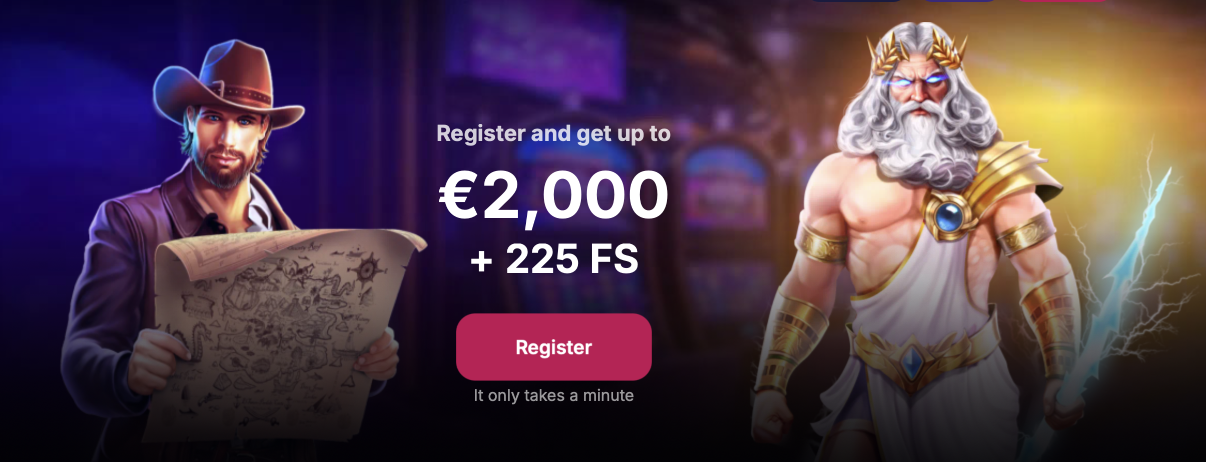 NV Casino - Εγγραφή και μπόνους έως €2.000 + 225 δωρεάν περιστροφές