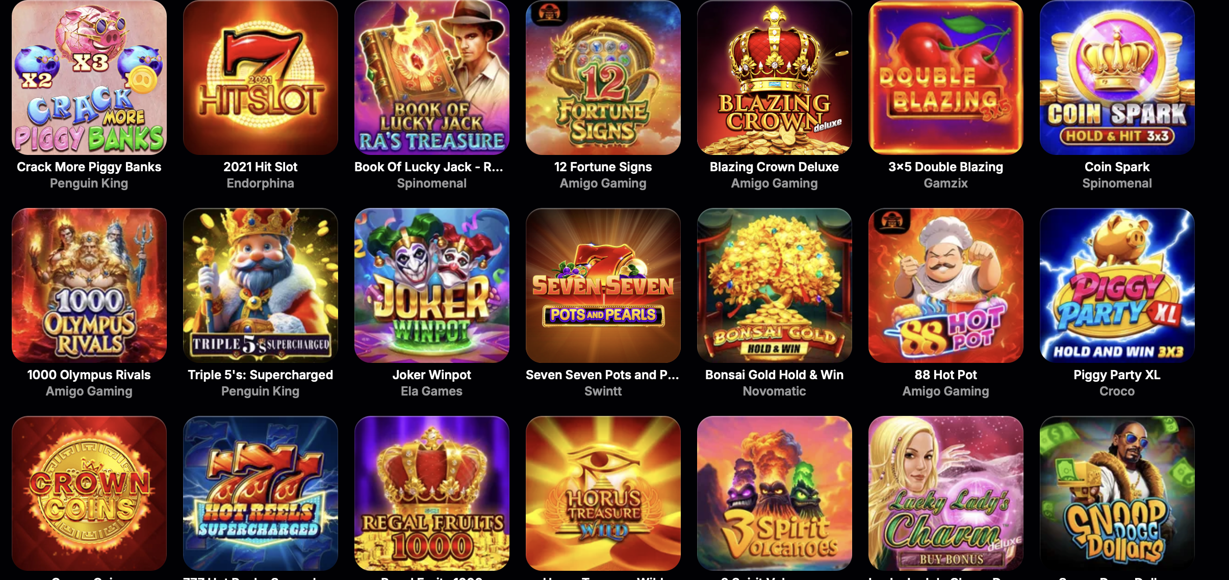 Δημοφιλείς τίτλοι παιχνιδιών στο NV Casino